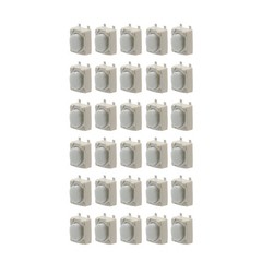 30Pcs 3x4x2.5mm Panel Momentary Tactile Tact Push Button Switch 4 Terminals