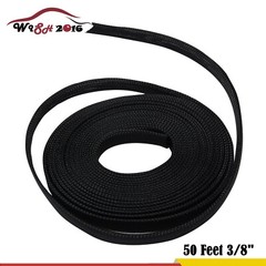 50 Feet 3/8″ Expandable Wire Cable Sleeving Sheathing Braided Loom Tubing Black