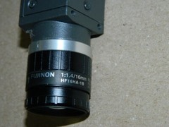 Hitachi KP-M32AN Industrial Vison Camera & Fujinon F7 1:1.4/16mm HF16HA-1B Lens