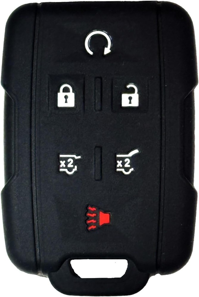 Remote Key Fob Cover Case Protector for Suburban Yukon XL 2015-2 Color: Black2