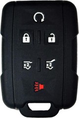Remote Key Fob Cover Case Protector for Suburban Yukon XL 2015-2 Color: Black2