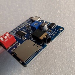MP3 Player Voice Playback Module I/O Trigger UART Control SD/TF Card
