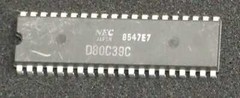 NEC D80C39 CMOS 8-bit microprocessor IC chip DIP40