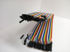 40 Pack 30cm 12” Row 2.54mm Female Female Dupont Cable Jumper Wire for Arduino