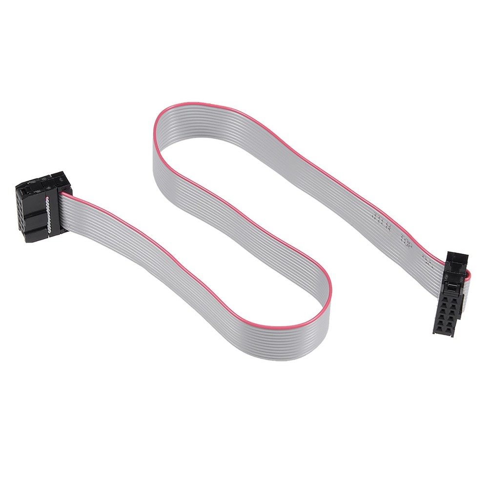 5 Pack Long 30CM 2.54MM Flat Ribbon Cable IDC 12 Pin Connector