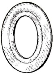 Mulberry 40016, 2×3/4″ Reducing Washer, 3pcs