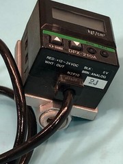 2 SUNX DPX-210A DIGITAL VACUUM PRESSURE SENSOR, 191674