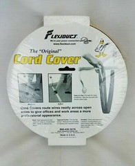 Flexiduct Geist Cord Cover Cable Management CC-33 Beige 6 ft x 3in x 3/4