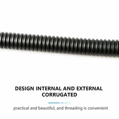 Split Wire Loom Conduit Polyethylene Tubing Sleeve Cable Harness Tube Wrap Lot