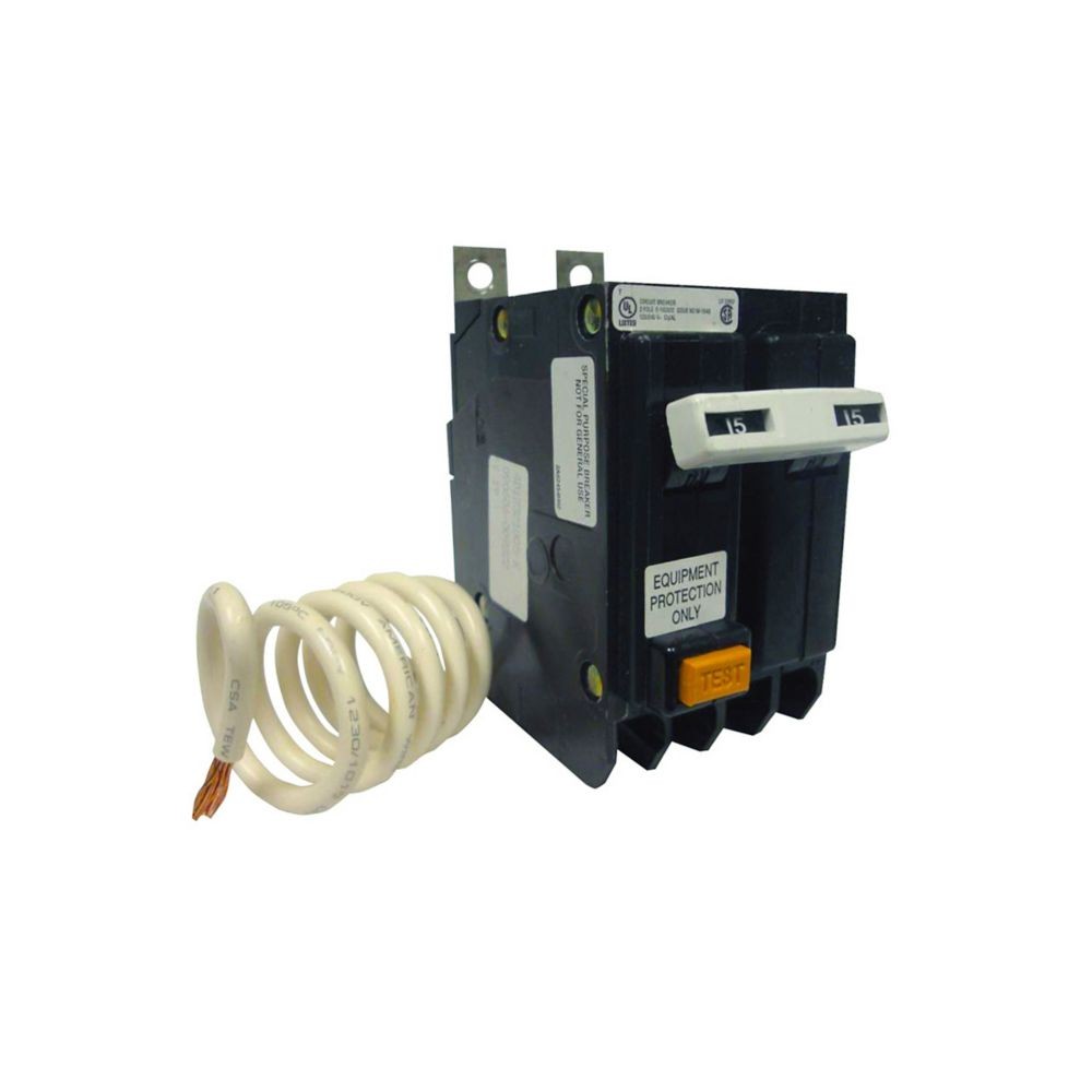 NIB – Eaton – QBGFEP2015 – Eaton Qb Gfci Circuit Breaker, 15A, Two-Pole, Bolt-On