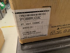 PAIR APC SMX3000RMLV2UNC X 3000VA Rack/Tower LCD 100-127V Smart-UPS NOB