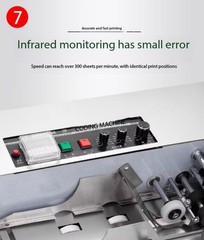 MY-380F Steel Automatic Date Printer Solid Ink Roll Batch Coding Machine