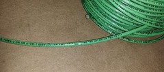 Lot Of 25FT Encore 106100905440 Copper Wire 10 AWG 600V T90 Green Nylon E156879
