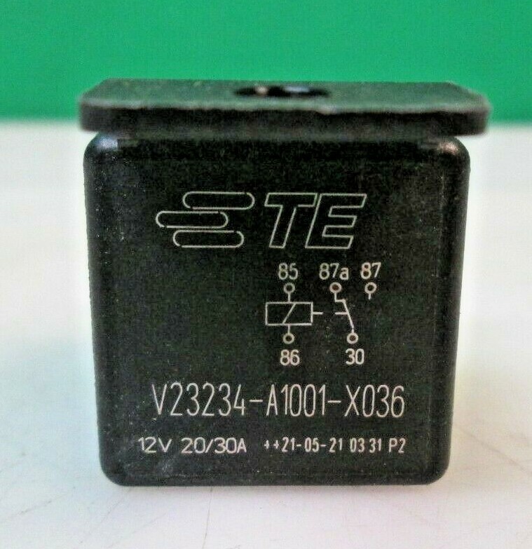 TE V23234-A1001-X036 12 VDC 5-Pin Relay SPDT 20/30A 3-1904022-2 BOSCH 0332209150