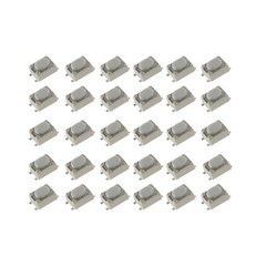 30Pcs 3x4x2.5mm Panel Momentary Tactile Tact Push Button Switch 4 Terminals