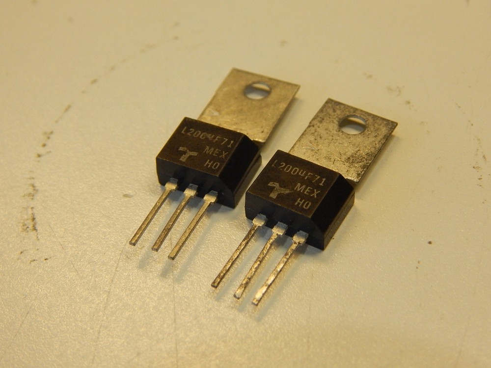 (5) L2004F71 TECCOR TRIAC 200VRM 200V 4A 4 AMP TO-202 -5 PIECES ULTRA FAST SHIP