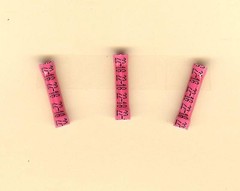 50 Red Insulated BUTT Terminal Connectors #22-18 Wire Gauge AWG MOLEX USA