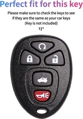 Silicone Key Fob Cover Protector for 5-Button Remote, Compatible w Color: Pink