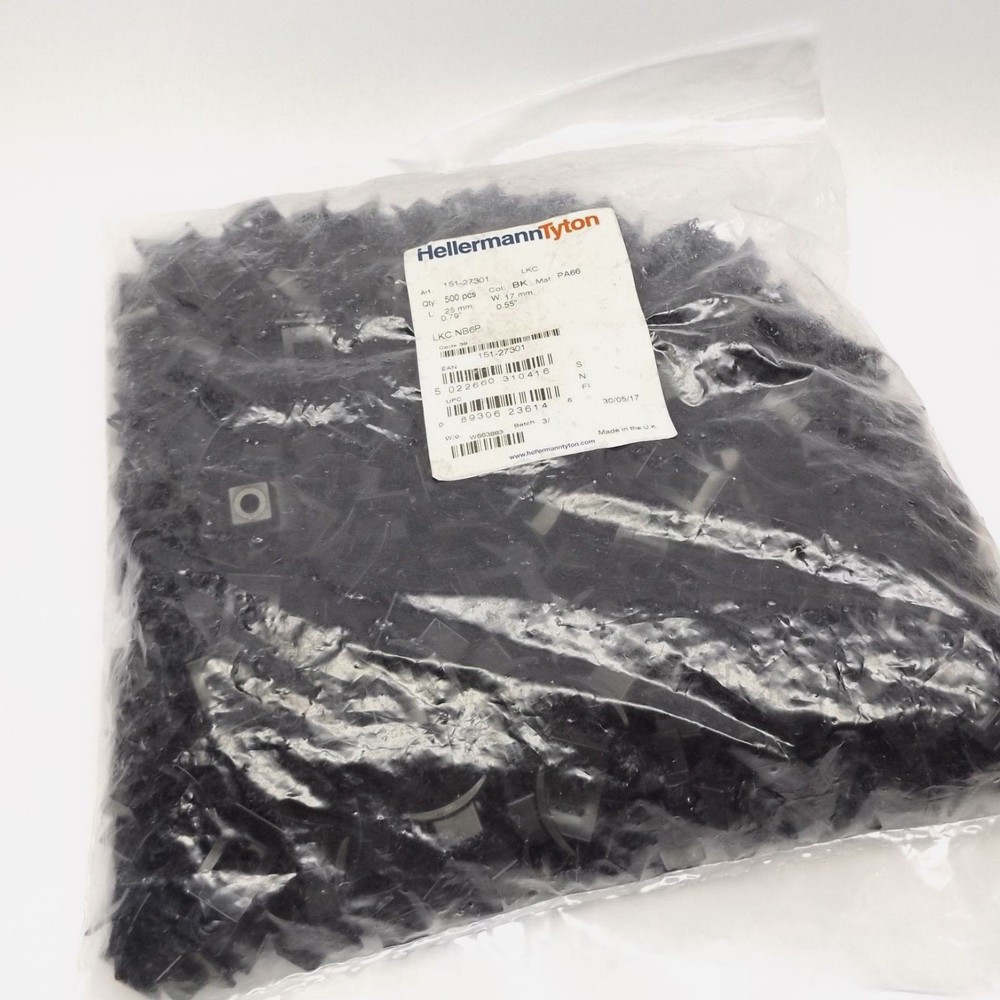 (500) Hellermann Tyton 151-27301 PG66 25mm (0.79″)X17mm (0.55″) Cable Tie Perch