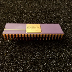MKB3880P Rare Military Z80 Mostek CPU, never used. Gold Ceramic! MK3880P