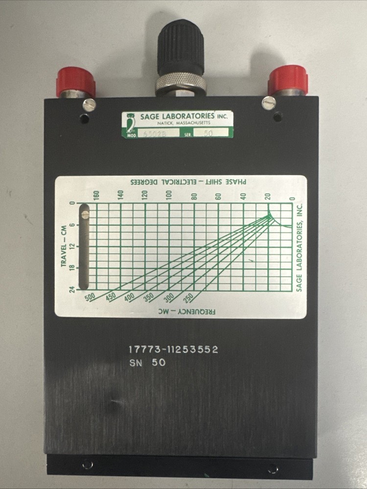 SAGE LABORATORIES (Symmetricom) 6502B RF Distribution Module (item #43)