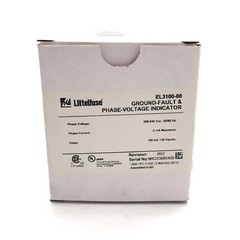 NEW Littelfuse EL3100-00 Ground-Fault & Phase Voltage Indicator 208-600 VAC 2mA