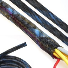 Braided Cable Sleeve PET Nylon High Density Sheathing 2/4/6/8/10/12/15/20/25mm