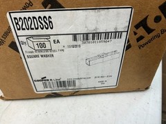 B-Line B202DSS6, 1-5/8″ x 1-5/8″, 1/2″ Bolt, 304 SS, No Twist Washer (10pcs.)