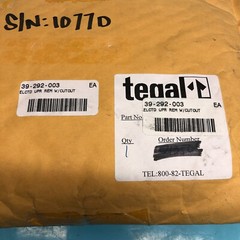TEGAL 39-292-003 ELECTRODE UPPER REM W/CUTOUT, ELCTD UPR , 159724