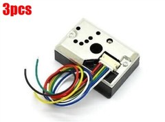 3Pcs GP2Y1014AU0F Compact Optical Dust Sensor Smoke Particle Sensor With Cabl ml