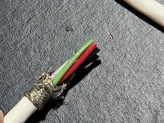 Belden 9968 22/4C Braid Shielded MIL-W-16878D Type B Cable Wire 600V White /10ft