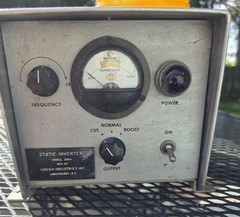 Static Inverter Model 0044 By Linden Industries Inc. Used Untested