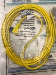 Remke 304C0131J Single Key Plug Assembly,PVC,Female 90 Deg,4 Pole, 13.1′,22 AWG