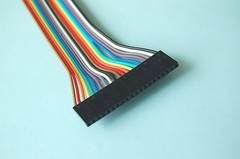 20 Pcs 20cm ( 7.9″ ) Length Dupont Wire Cable 20p 20p Pin Header 2.54mm Pitch