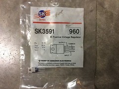 Thomson Consumer SK3591 960 IC Positive Voltage Regulator 15W In-35V Out-5V 1A