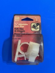 GB Gardner Bender 3/4” Adjustable Kwik Klips GKK-1575