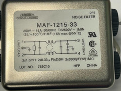 Lambda Densei-Lambda MAF-1215-33 MAF121533 Noise Filter 250v 15A @ 55C TV2500V