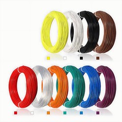 PTFE Cable Wire Flexible Tinned Copper Stranded 7 9 11 13 14 16 18 19 20~ 25 AWG