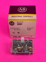 New Allen-Bradley 800T-XD1 Series C Contact Block 1 N.O Shallow, 30mm
