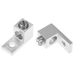 25 Pcs Aluminum Mechanical Lugs 14-2/0 AWG Strength Electrical Terminals Set Kit