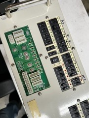Electronic Multi-Control Panel with Circuit Board and Switches