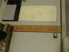 Lot (2) Siemens Circuit Board Controller_6SN1118-0AA11-0AA0_6SN1114-0AA01-0AA0