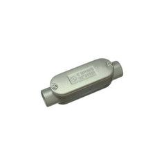 Halex 58410, 1″ Hub, Aluminum, Threaded, 2-Hub, C-Type, Rigid Conduit Body, 1 pc
