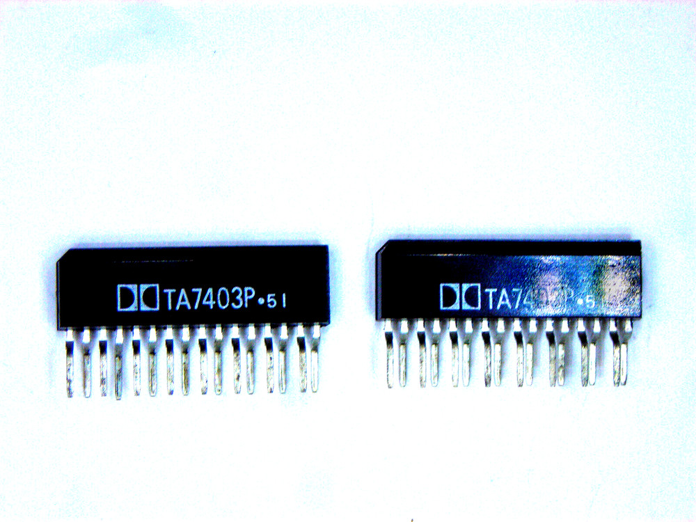 TA7403P “Original” Toshiba 16P ZIP IC 2 pcs