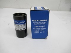 Vexunga 189-227 ,110/125VAC , 50/60 Hz Motor Starter Capacitor