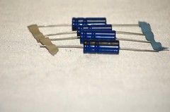 4pcs VISHAY ALUMINUM ELECTROLYTIC CAPACITOR MAL202190532E3 100UF, 100V, 20%,