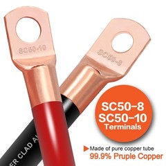 1/0 Gauge Wire 20FT Red/Black CCA Copper Clad Aluminum Battery & Car Audio Cable