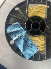12 AWG Copper Solid Wire 500′ FT Roll THHN/THWN 600 Volt UL Listed -YELLOW