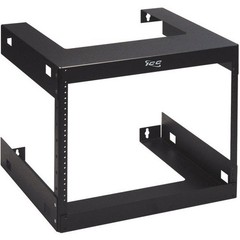 ICC ICCMSWMR08 Wall Mount Rack Cabinet 8U 19″ Black Steel