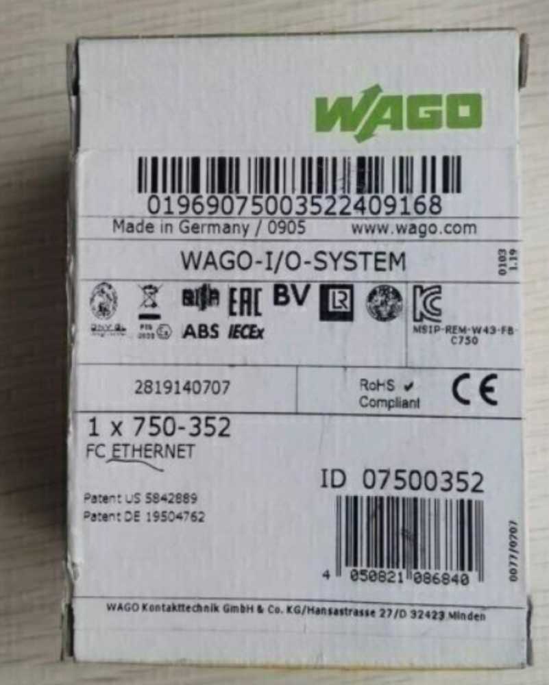 one for New In Box Wago 750-352 One-year warranty amk